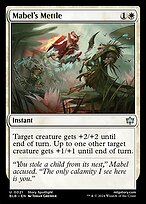Mabel's Mettle (BLB-021) - uncommon