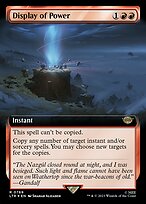 Display of Power (LTR-769) - rare: (Extended Art) - Foil