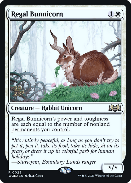 Regal Bunnicorn (PRE-25S) - rare - Foil