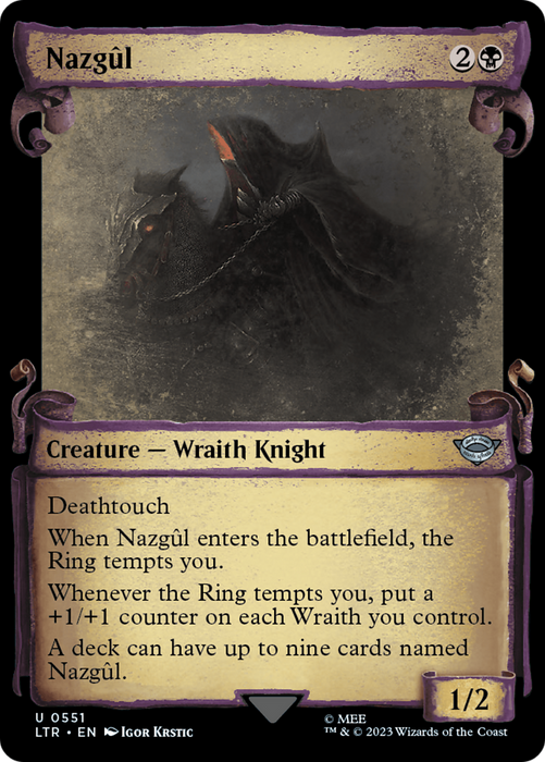 Nazgûl (LTR-551) - uncommon: (Showcase) - Foil