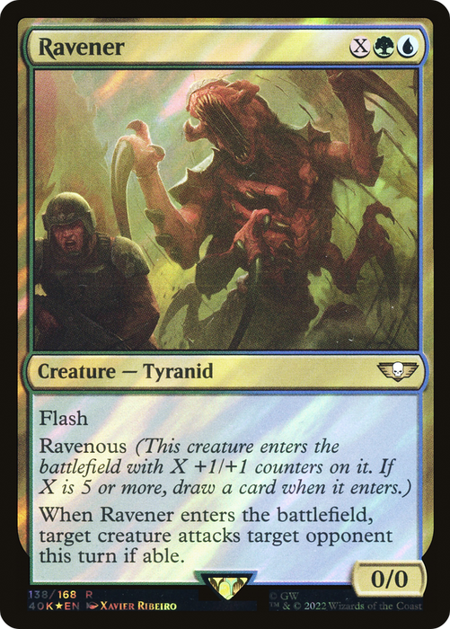 Ravener (40K-138★) - rare - Foil