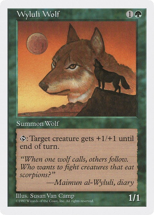 Wyluli Wolf (5ED-345) - rare