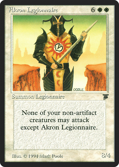 Akron Legionnaire (LEG-001) - rare