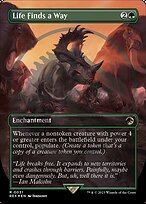 Life Finds a Way (REX-031) - rare (Borderless) - Foil