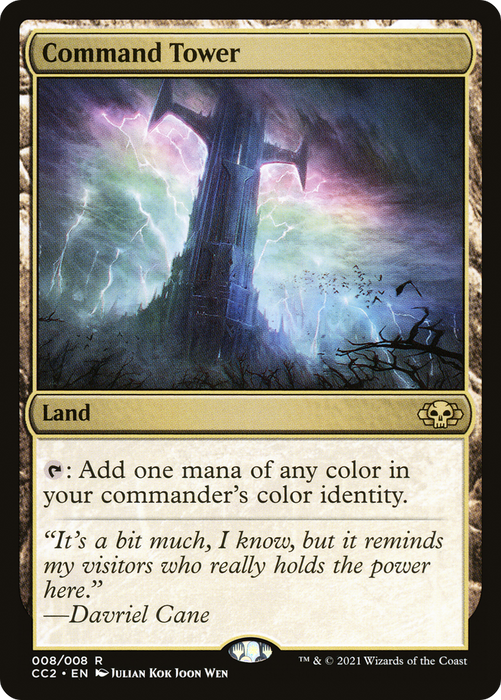 Command Tower (CC2-008) - rare - Foil