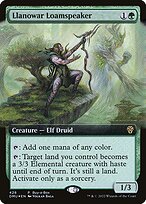 Llanowar Loamspeaker (BABP-428) - rare: (Extended Art)