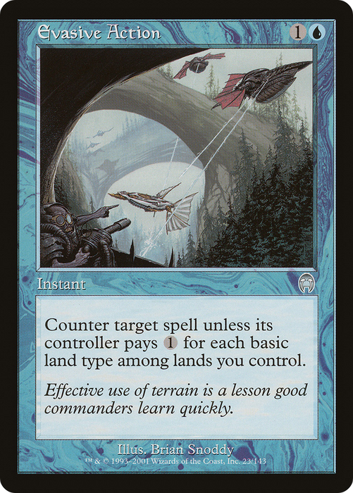 Evasive Action (APC-023) - uncommon - Foil