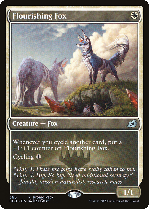 Flourishing Fox (PPIKO-365) - uncommon - Foil