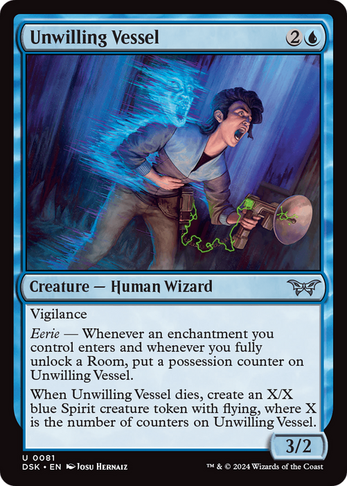 Unwilling Vessel (DSK-081) - uncommon - Foil