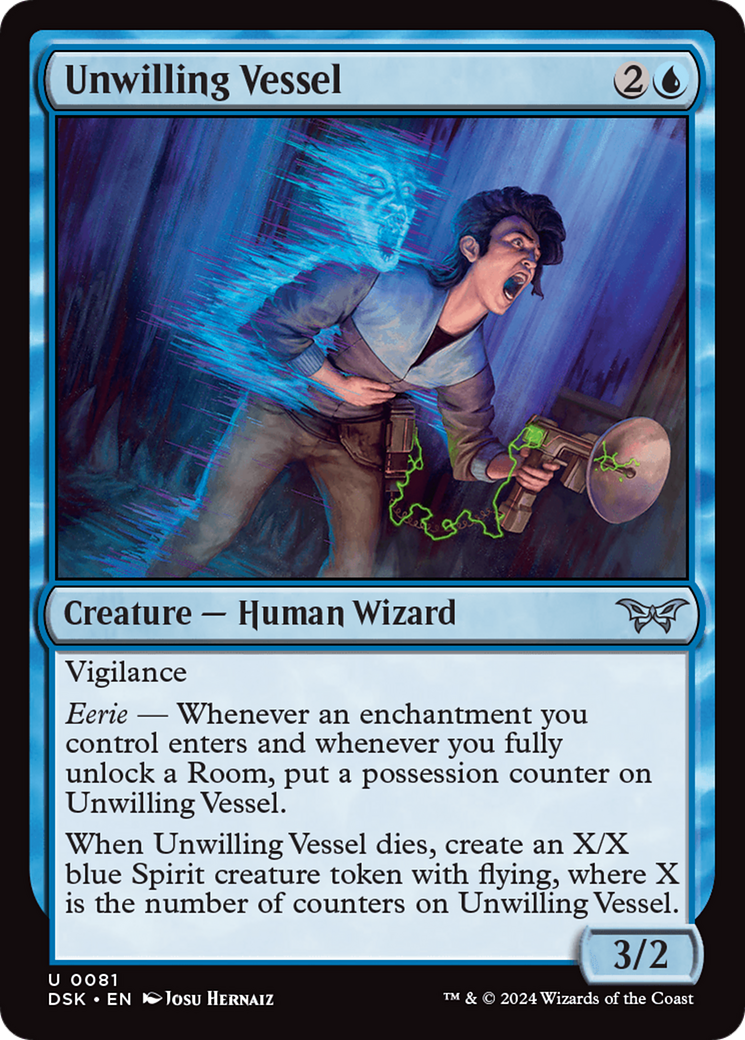 Unwilling Vessel (DSK-081) - uncommon - Foil