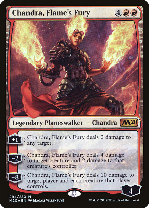 Chandra, Flame's Fury (M20-294) - mythic - Foil