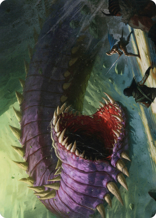 Purple Worm // Purple Worm (AAFR-003) - common (Borderless) - Foil