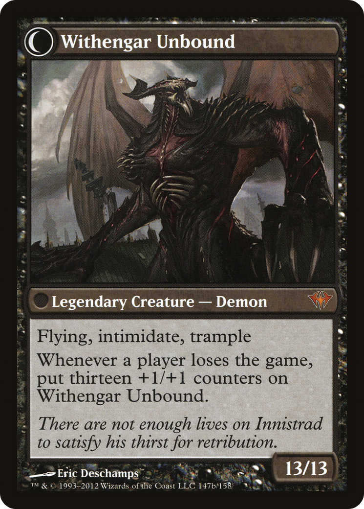 Elbrus, the Binding Blade // Withengar Unbound (LIST-DKA-147) - mythic: (Double Faced Transform)