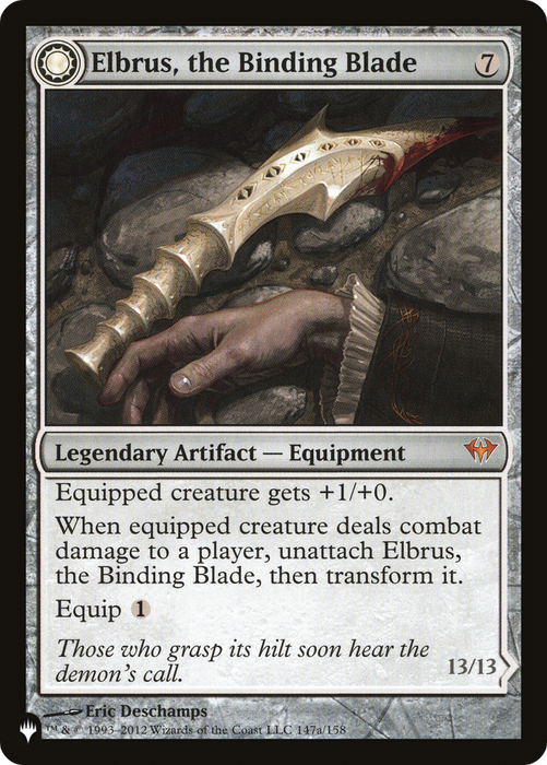 Elbrus, the Binding Blade // Withengar Unbound (LIST-DKA-147) - mythic: (Double Faced Transform)