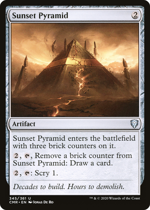 Sunset Pyramid (CMR-345) - uncommon - Foil