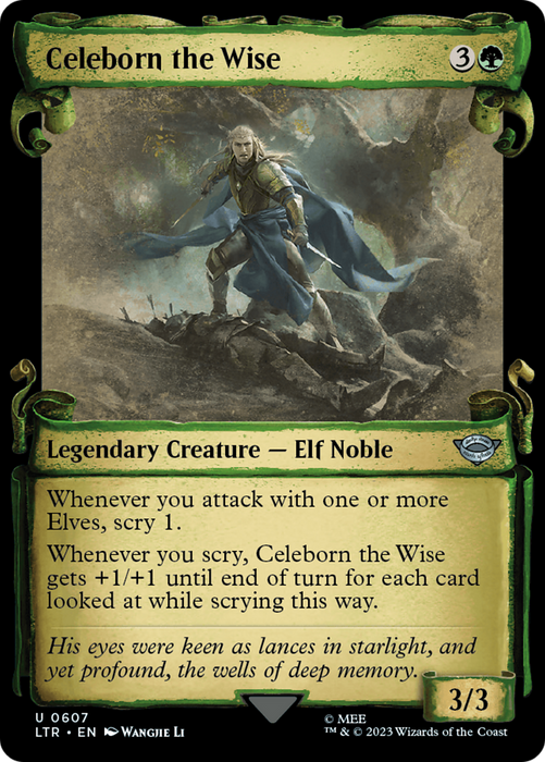 Celeborn the Wise (LTR-607) - uncommon: (Showcase) - Foil