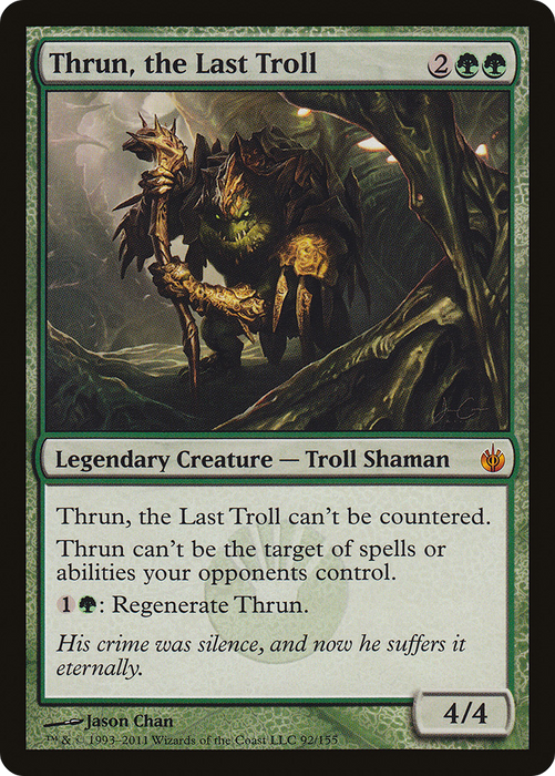 Thrun, the Last Troll (MBS-092) - mythic - Foil