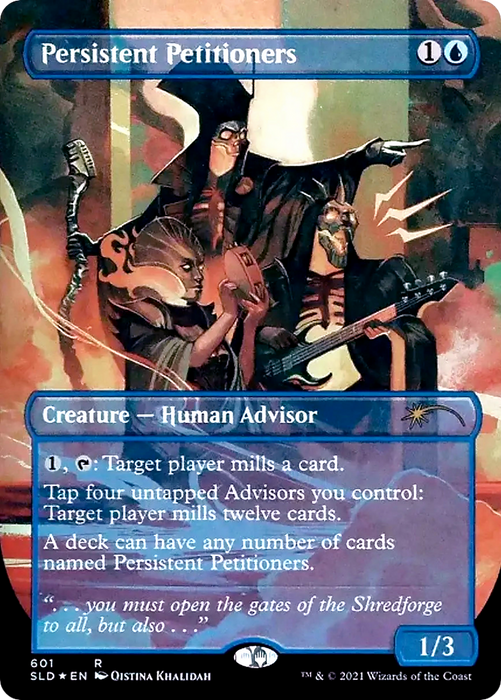 Persistent Petitioners (SLD-601) - rare (Borderless) - Foil