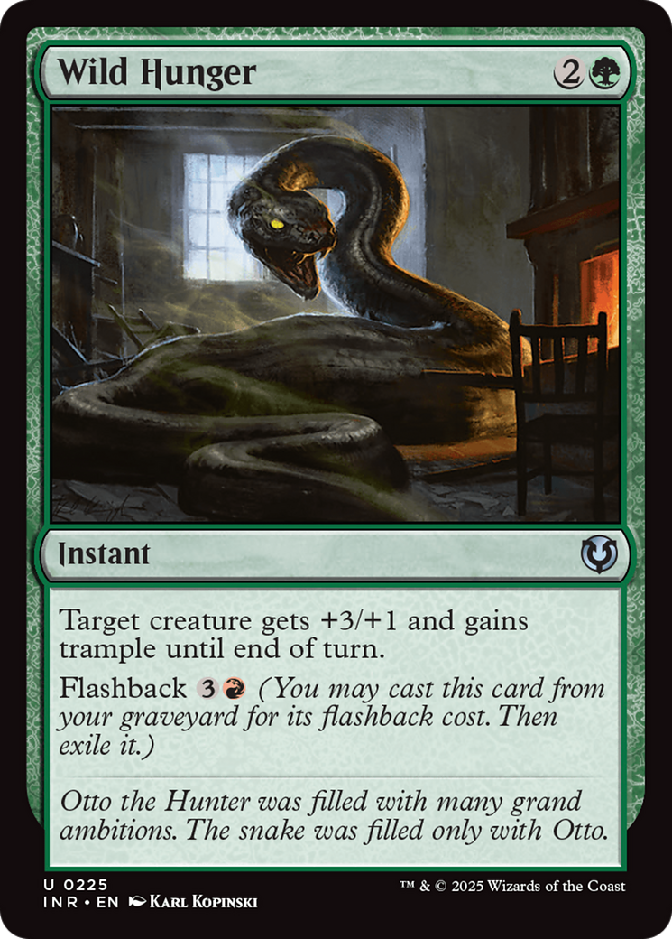 Wild Hunger (INR-225) - uncommon - Foil