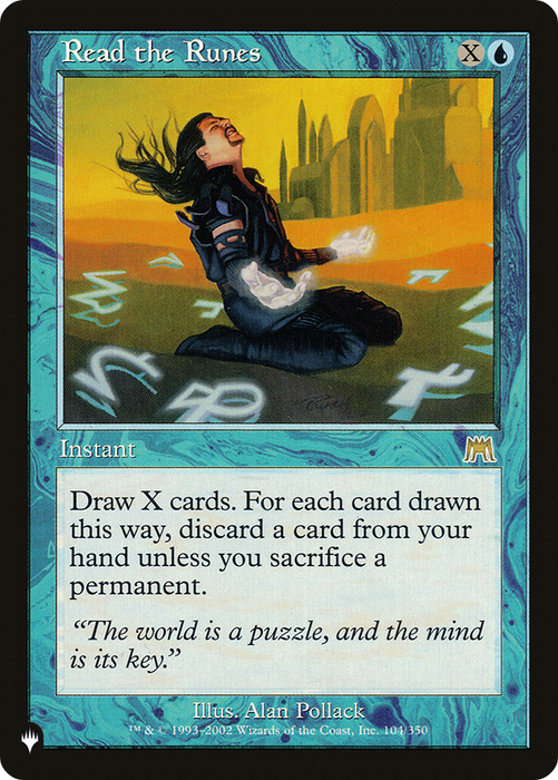 Read the Runes (LIST-ONS-104) - rare