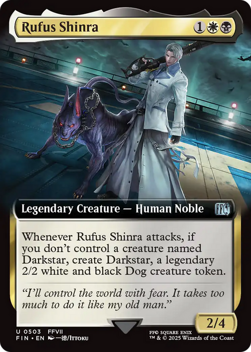 Rufus Shinra (Extended Art) (FIN-503) - uncommon - Foil