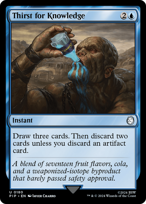 Thirst for Knowledge (PIP-180) - uncommon - Foil