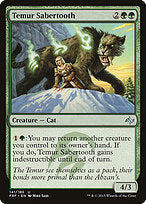 Temur Sabertooth (FRF-141) - uncommon - Foil