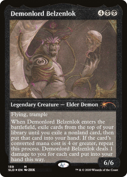 Demonlord Belzenlok (SLD-159★) - mythic - Etched Foil