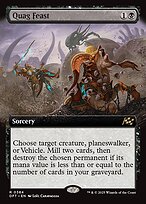 Quag Feast (DFT-384) - rare: (Extended Art) - Foil
