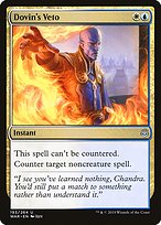 Dovin's Veto (WAR-193) - uncommon - Foil