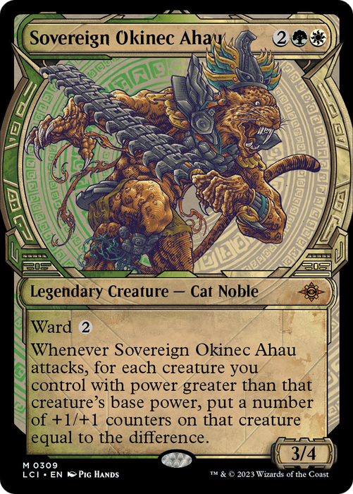 Sovereign Okinec Ahau (LCI-309) - mythic: (Showcase) - Foil