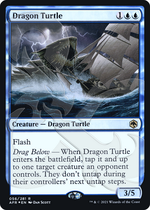Dragon Turtle (AFR&-56A) - rare - Foil
