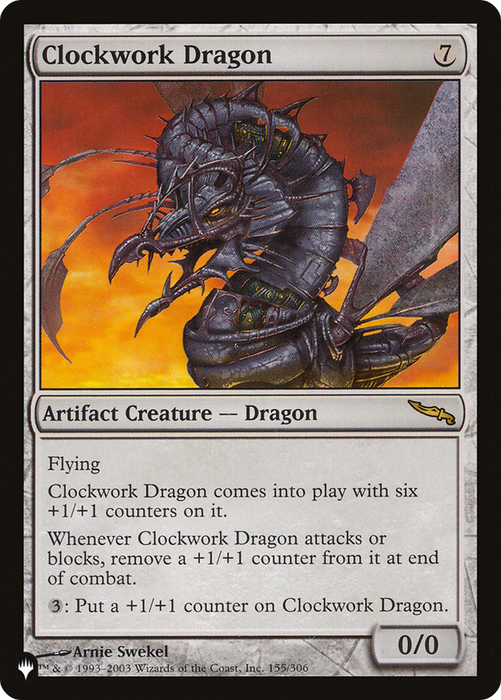 Clockwork Dragon (LIST-MRD-155) - rare