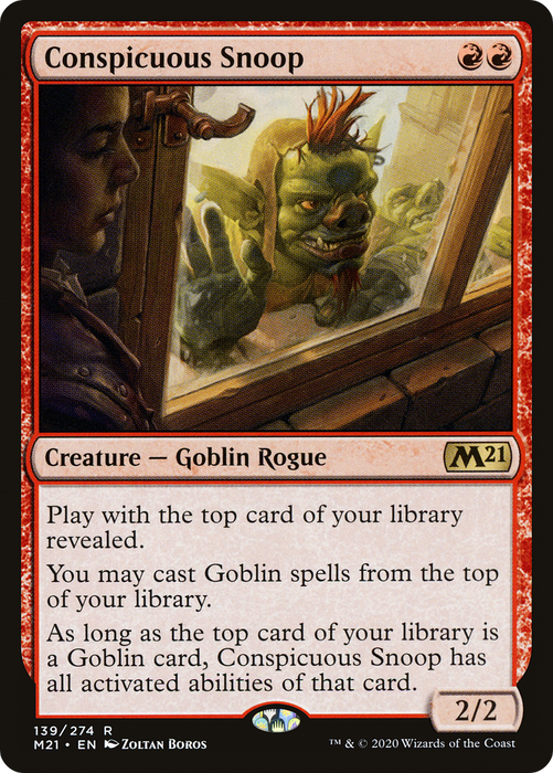 Conspicuous Snoop (M21-139) - rare - Foil