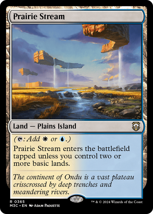 Prairie Stream (M3C-365) - rare - Foil