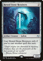 Hewed Stone Retainers (FRF_UGIN-161) - uncommon