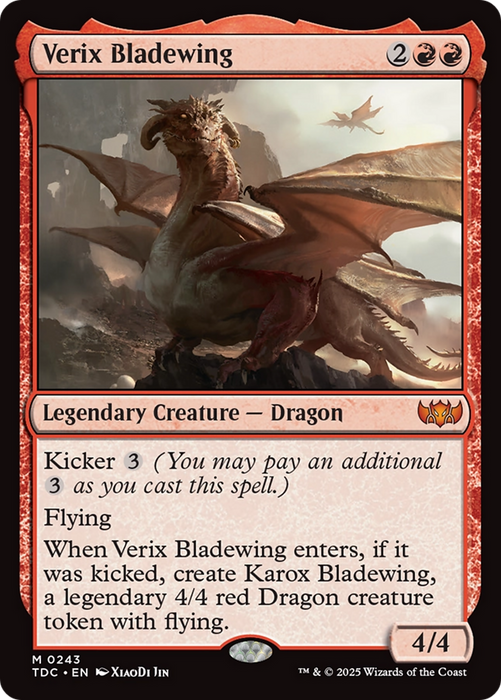 Verix Bladewing (TDC-243) - mythic