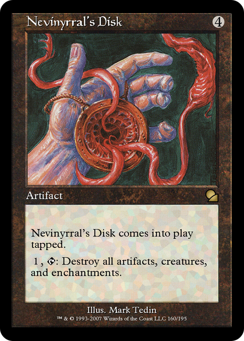 Nevinyrral's Disk (ME1-160) - rare - Foil