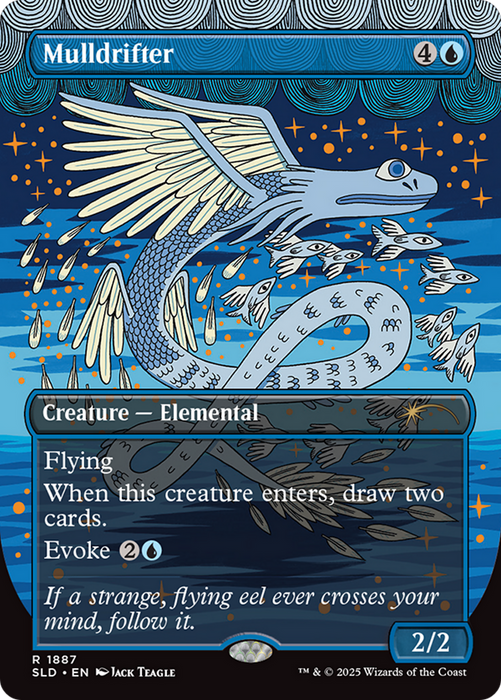 Mulldrifter (SLD-1887) - rare (Borderless) - Foil