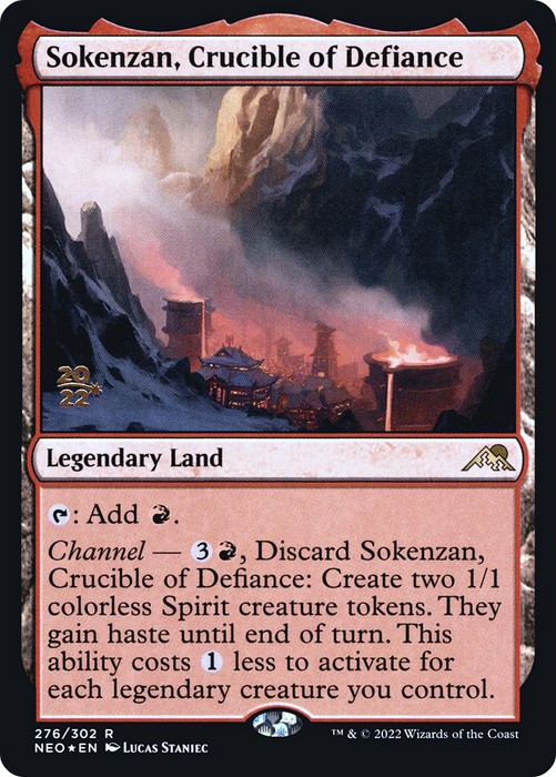 Sokenzan, Crucible of Defiance (PRE-276S) - rare - Foil