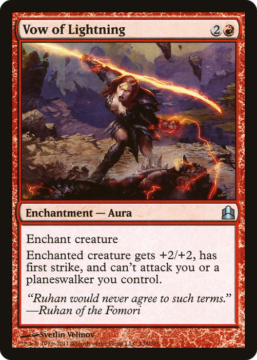 Vow of Lightning (CMD-138) - uncommon