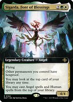 Sigarda, Font of Blessings (MAT-182) - rare: (Extended Art)