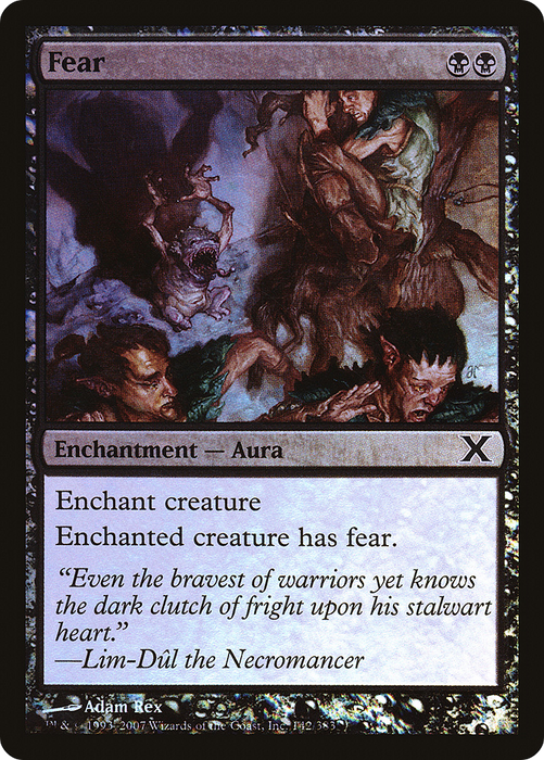 Fear (10E-142★) - common - Foil
