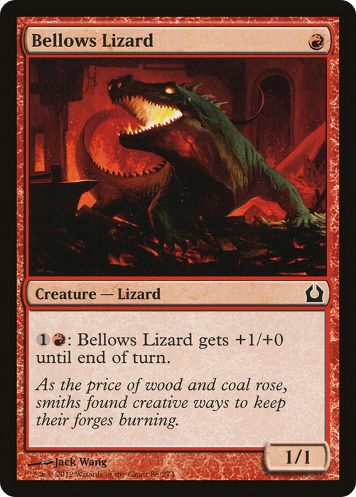 Bellows Lizard (RTR-088) - common