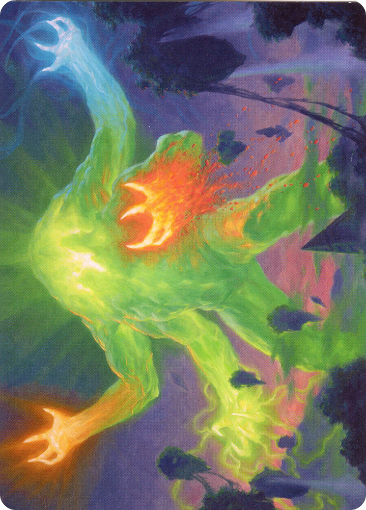 Omnath, Locus of Creation // Omnath, Locus of Creation (AZNR-078) - common (Borderless) - Foil