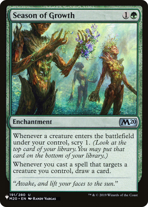 Season of Growth (LIST-M20-191) - uncommon