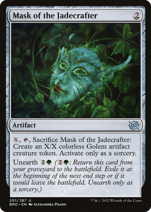 Mask of the Jadecrafter (BRO-201) - uncommon