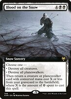 Blood on the Snow (KHM-348) - rare: (Extended Art, snow)