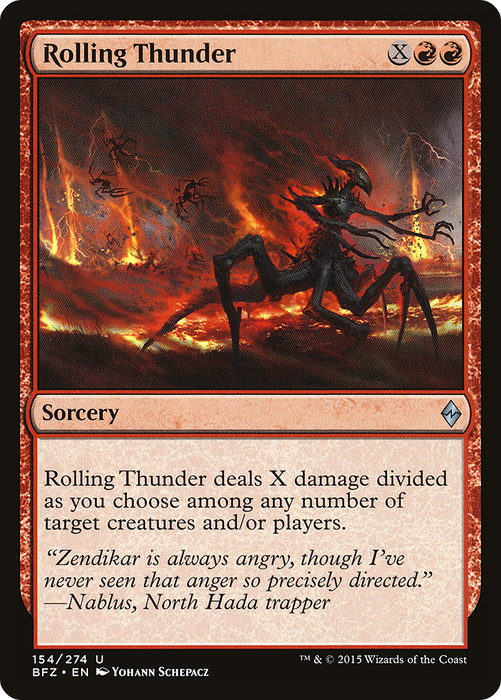 Rolling Thunder (BFZ-154) - uncommon