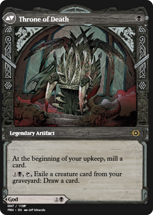 Egon, God of Death // Throne of Death (PRM-88288) - rare - Foil